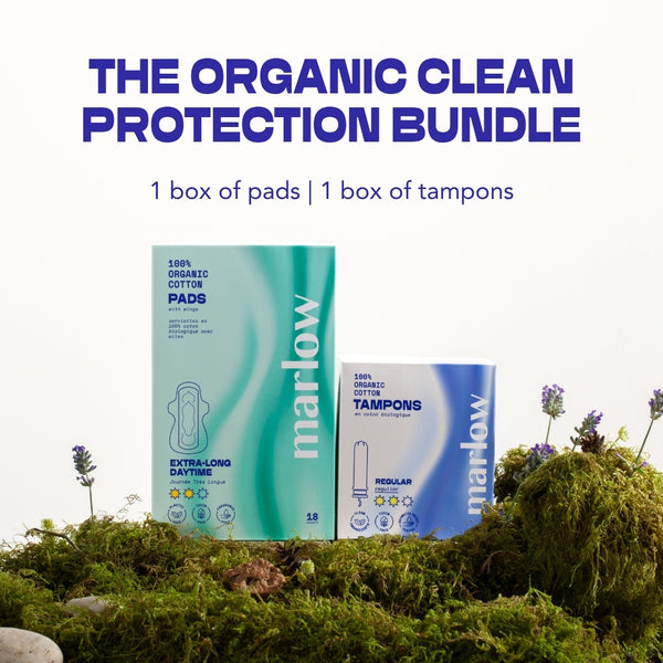 Tampons & Pads - The Organic & Clean Protection Bundle