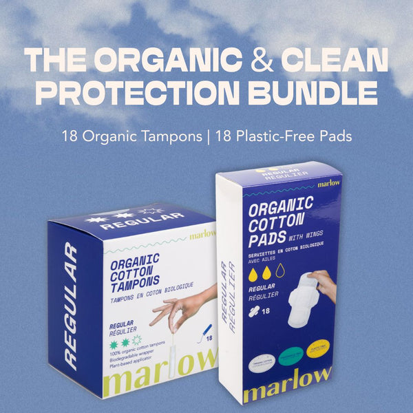 Tampons & Pads - The Organic & Clean Protection Bundle